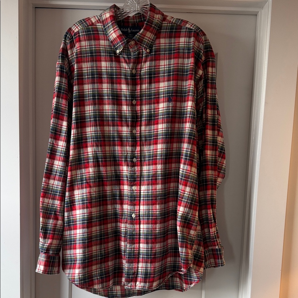 Polo Ralph Lauren Red Plaid Casual Shirt